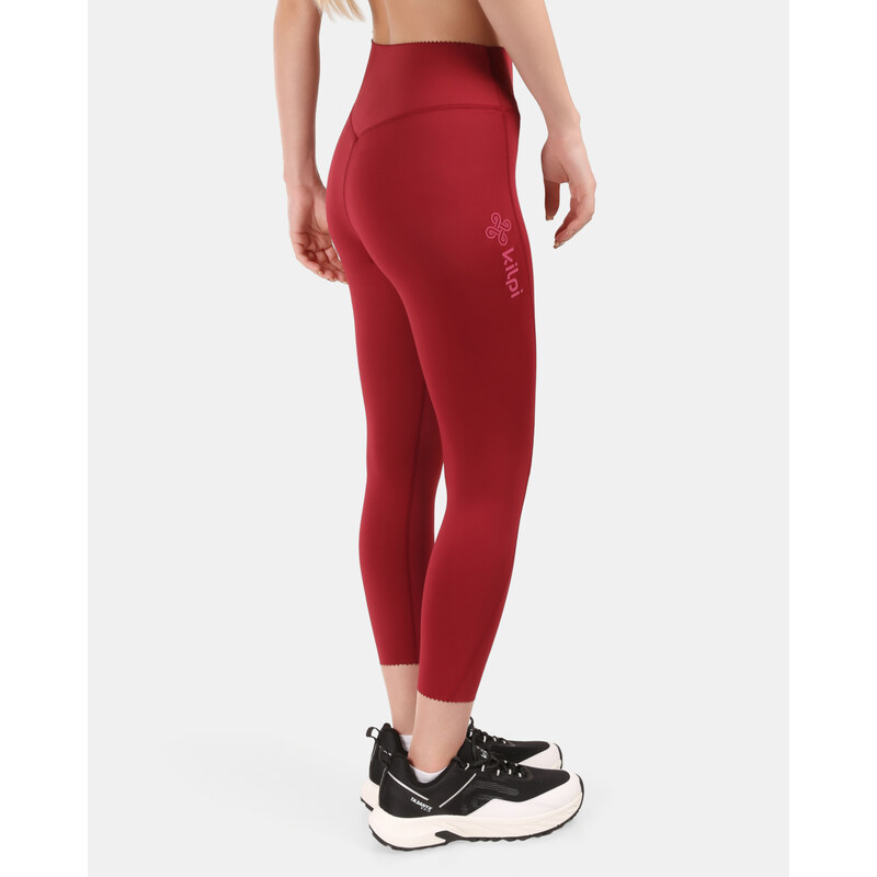 Dámské fitness legíny Kilpi RIVIAN-W tmavě červená