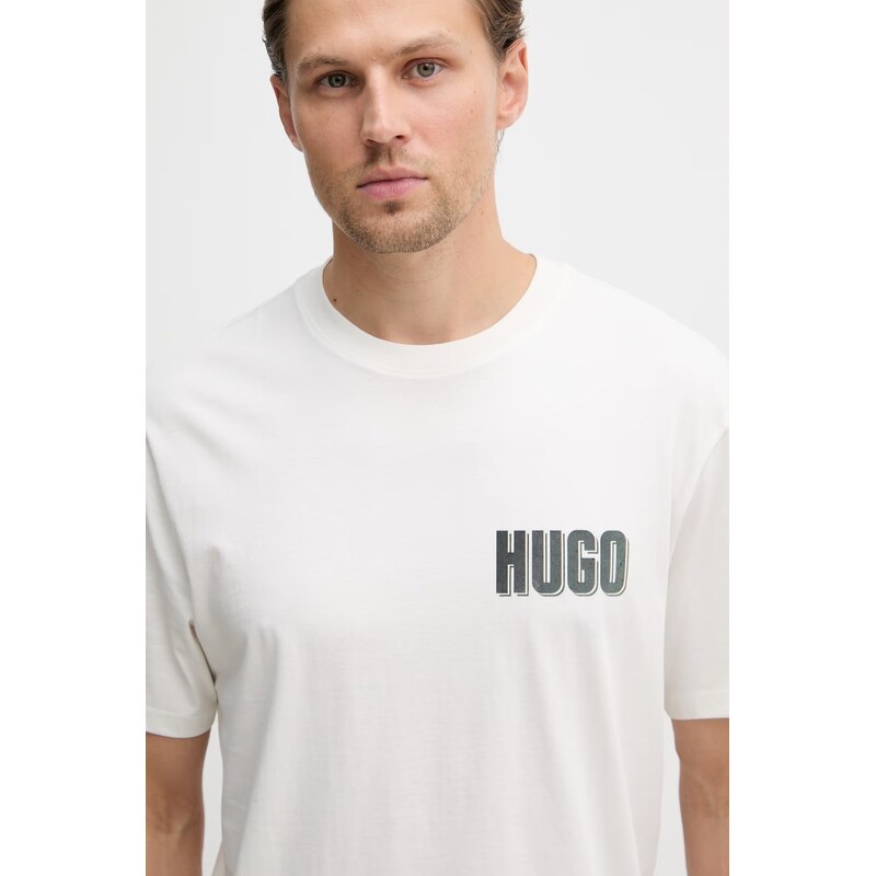 HUGO tričko pánské bavlněné Derlyns