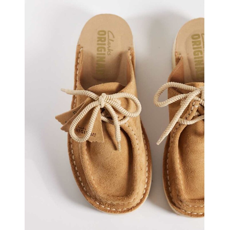 Clarks Originals Nomad Mule in tan suede-Neutral 115541637