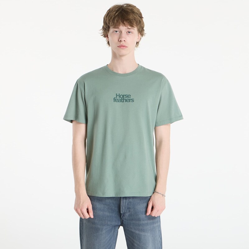 Tričko Horsefeathers Strict T-Shirt Iceberg Green XXL