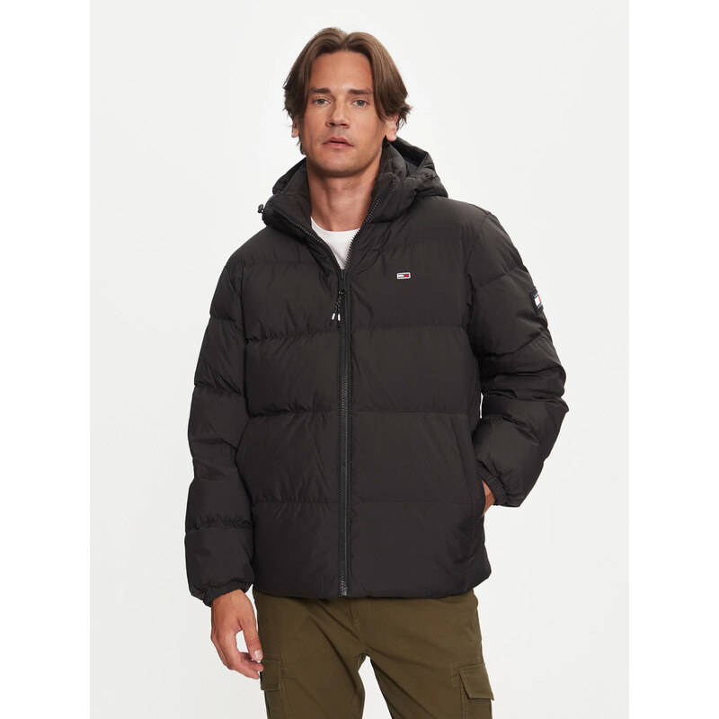 Tommy Jeans pánská černá bunda