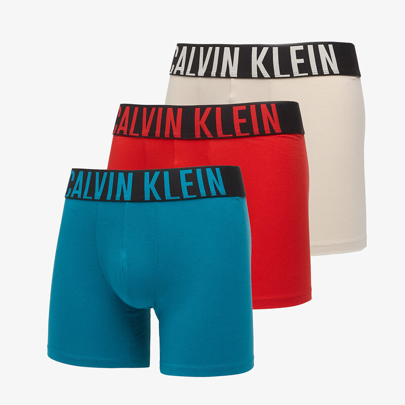 Boxerky Calvin Klein Boxer Brief 3-Pack Brown XL