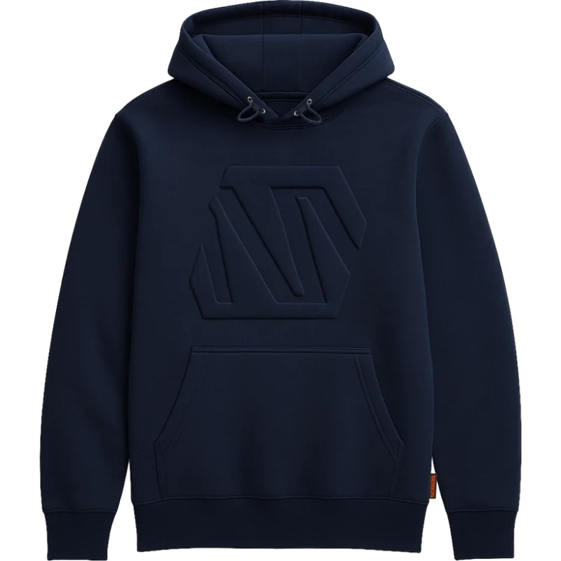 BENNON AURORA SWEATSHIRT BLUE - Pánská mikina kapucí modrá 114952460
