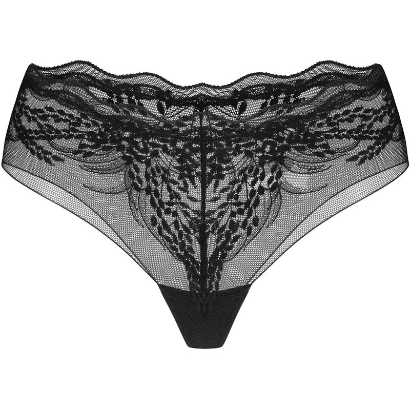 Dámské kalhotky Perisia Panties černé - Obsessive