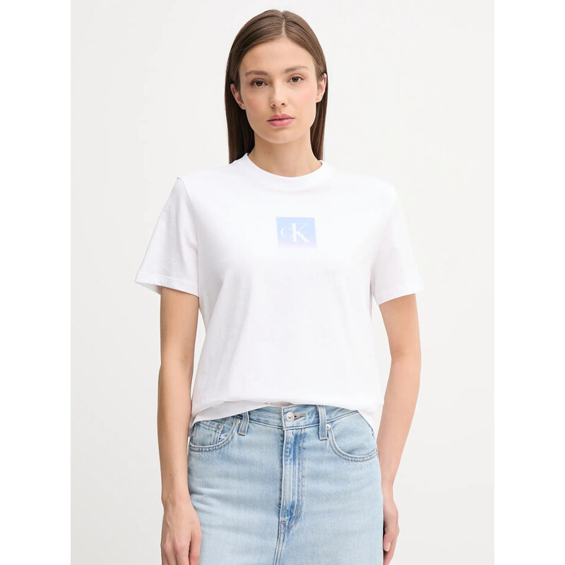 Calvin Klein dámské bílé tričko 114953502