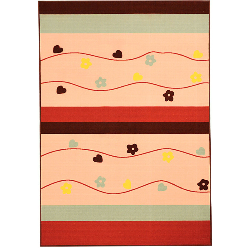 Bakero Dětský koberec Kytky, 170x120 cm - barevný