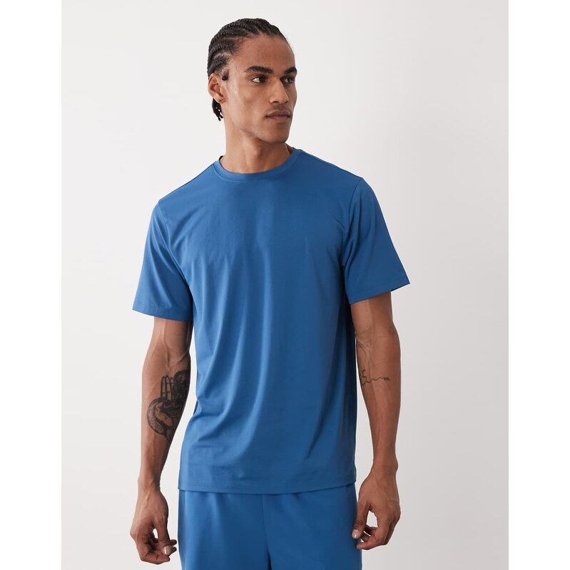4505 Icon quick dry mesh training t-shirt in baltic blue