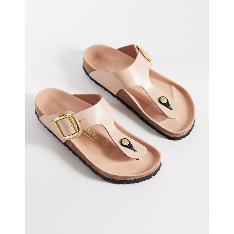 Birkenstock Gizeh High Shine in new beige-Neutral
