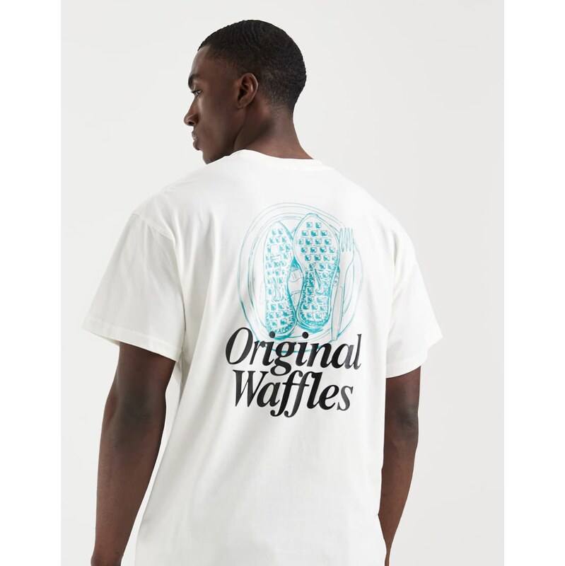 Nike original waffles backprint oversized t-shirt in off white