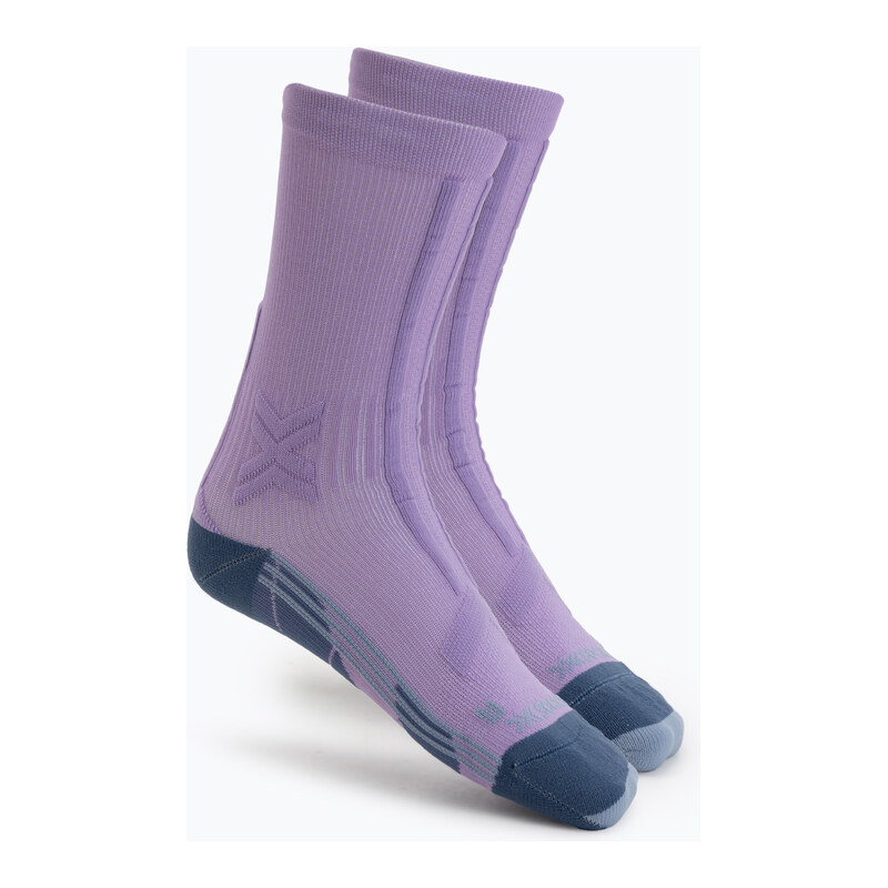 Dámské běžecké ponožky X-Socks Trailrun Discover Crew orchid