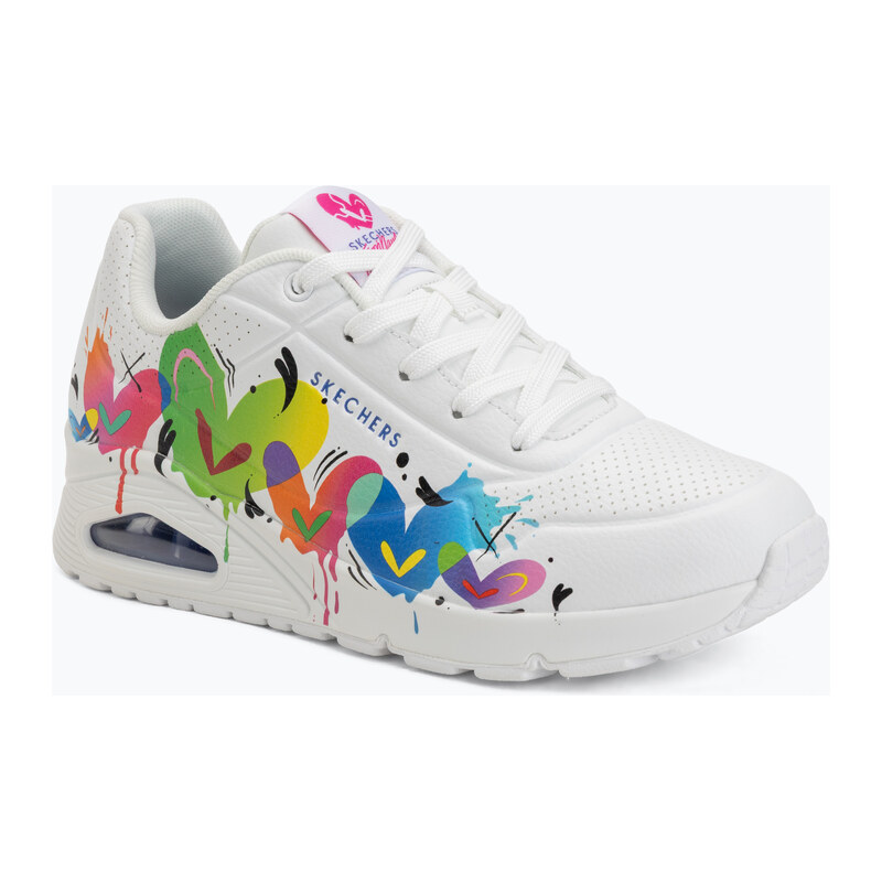 Dámské boty SKECHERS Uno Open Your Heart white