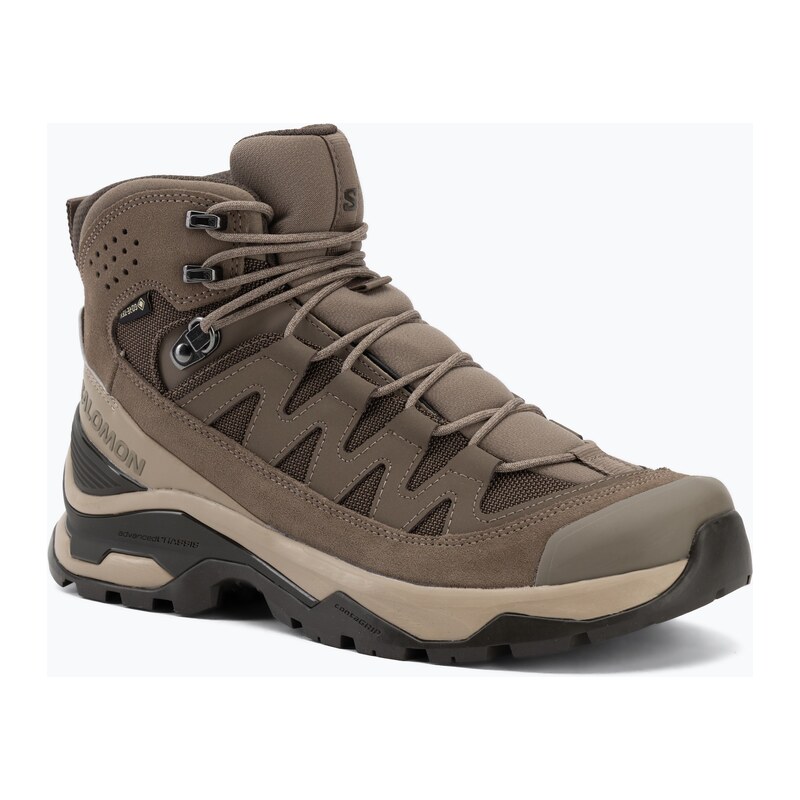 Pánské trekové boty Salomon Quest Echo GTX walnut/dsrtan/blko