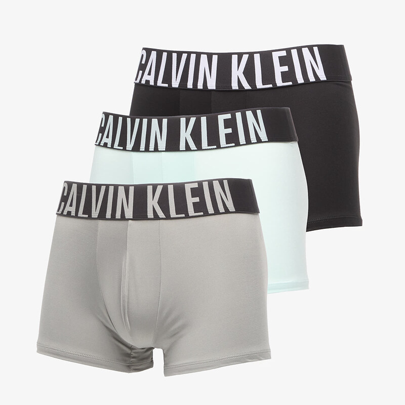 Trenky Calvin Klein Trunk 3-Pack Green XL