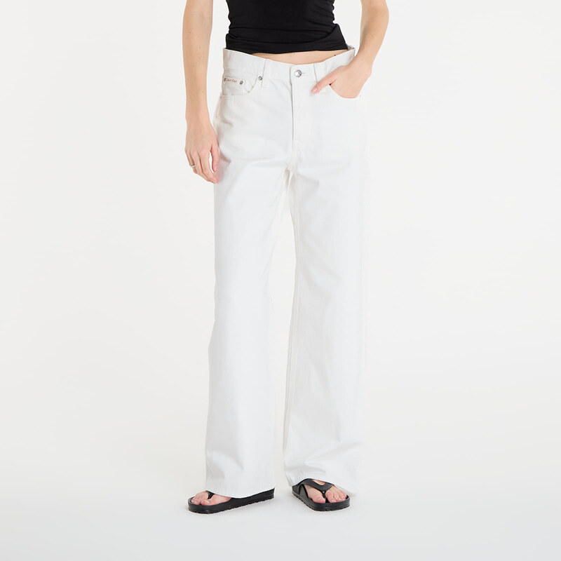 Džíny Calvin Klein Jeans Low Rise Soft Baggy Jeans White XXS/25