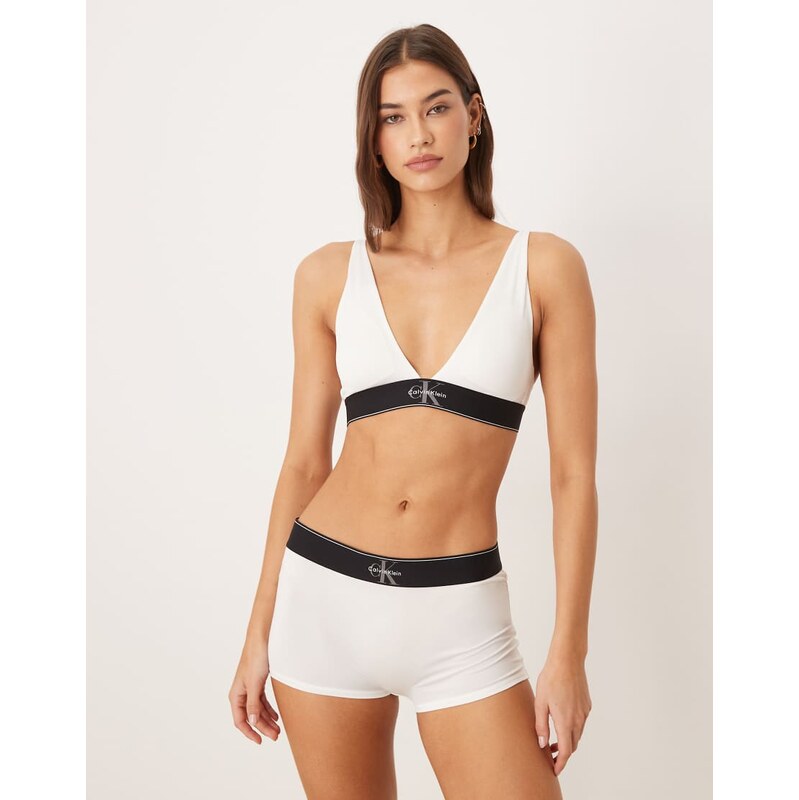 Calvin Klein Graphic Logo boy short in white 114958892