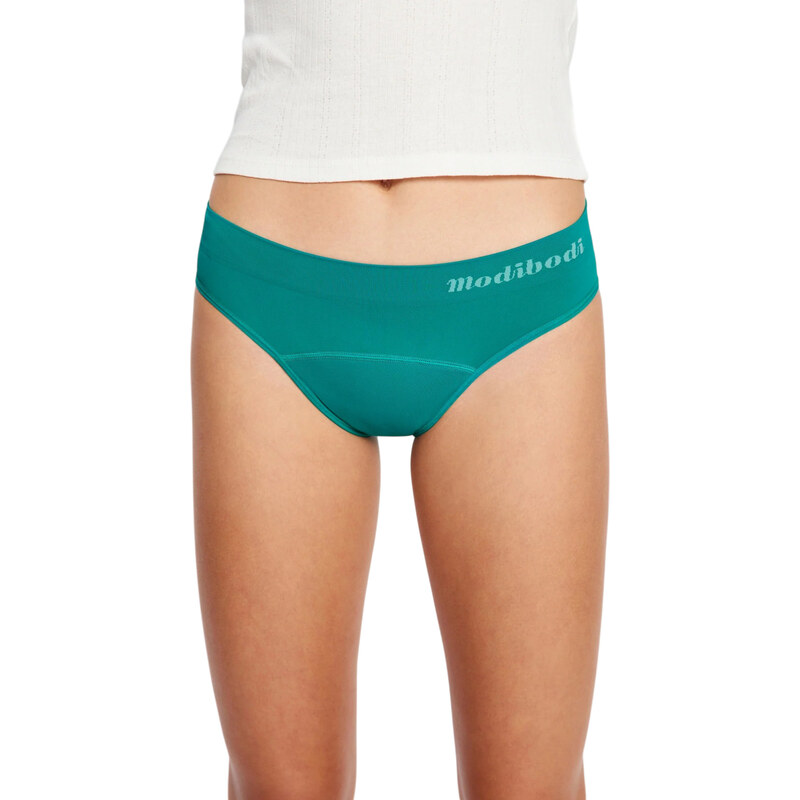 Dívčí menstruační kalhotky Modibodi Modicomfort Seamless Teen Hipster 114959449