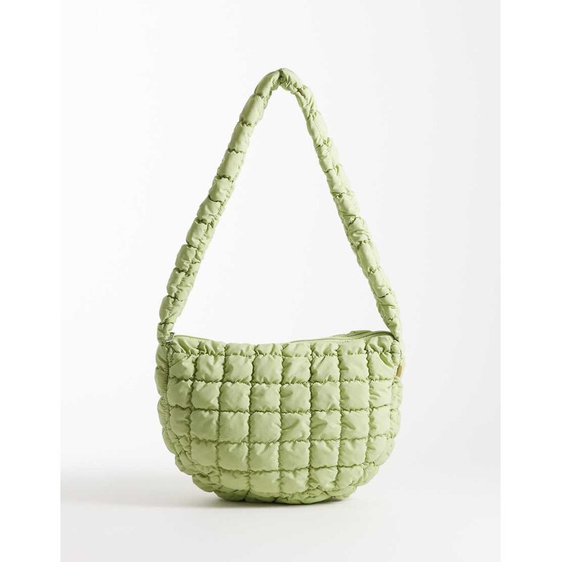 JJXX quilted cross body bag in green 114969456