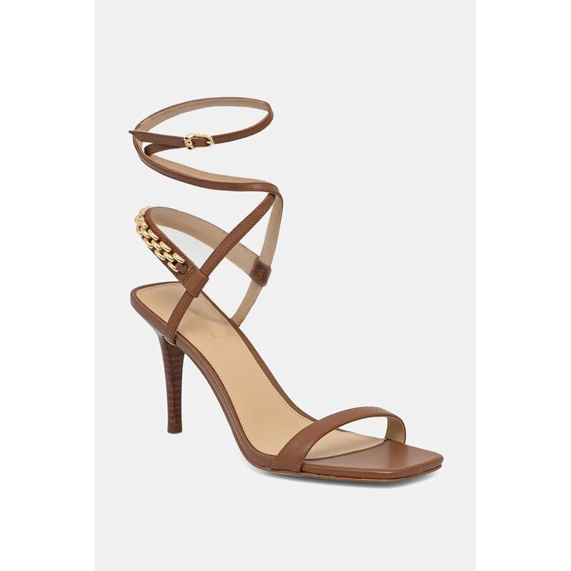 MICHAEL Michael Kors sandály na jehlovém podpatku kožené Marcia Heeled 114999584