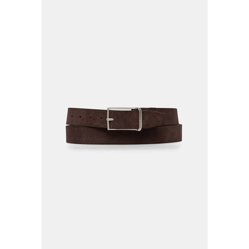 Armani Exchange pásek pánský semišový