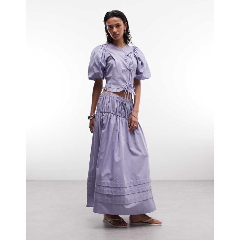 Reclaimed Vintage western cowgirl midi skirt co-ord with