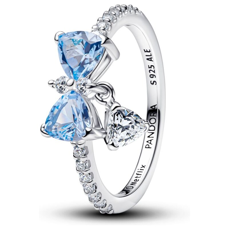 PANDORA prsten Bridgerton Modrá mašle 114959248