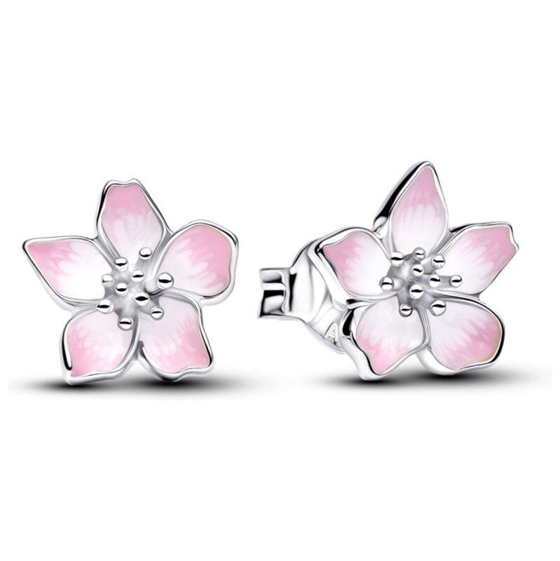 PANDORA stříbrné náušnice Třešňový květ 114959256
