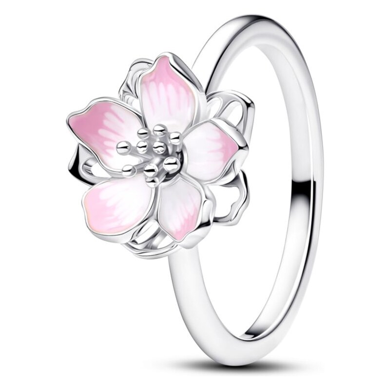 PANDORA stříbrný prsten Třešňový květ 114959259