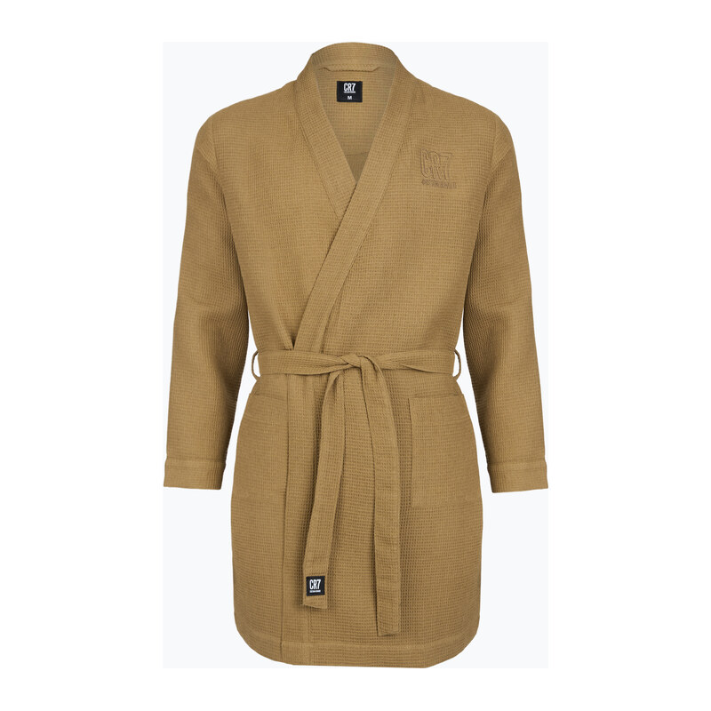 Pánský župan CR7 Bathrobe Waffle sand