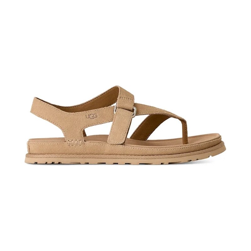 Semišové sandály UGG W Goldengaze Toe Post 114961284