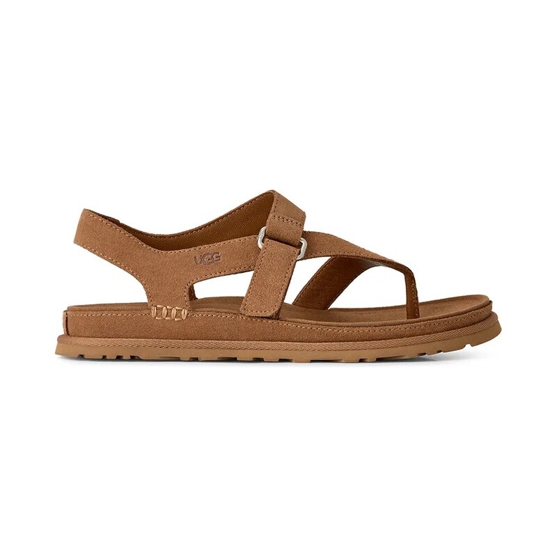 Semišové sandály UGG W Goldengaze Toe Post 114961285