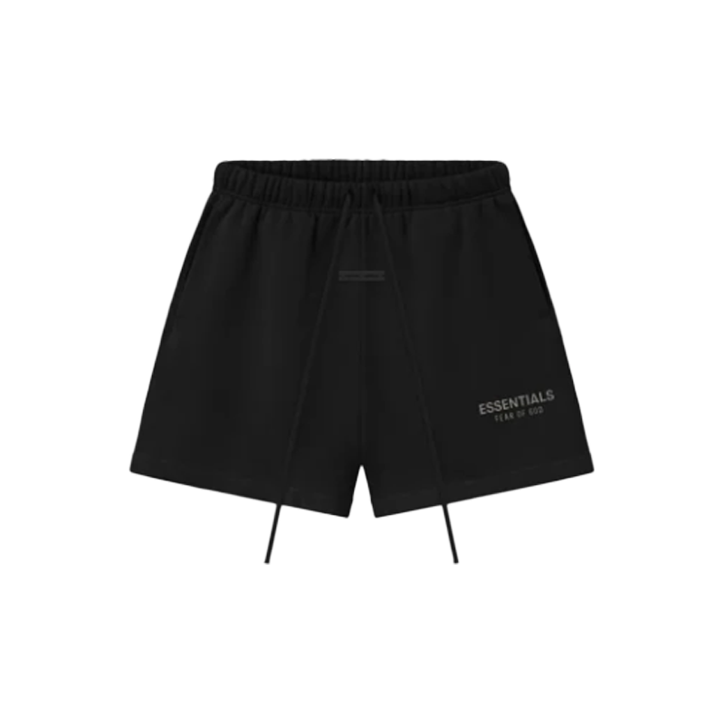 Fear of God Essentials S25 Shorts Glossy Jet Black