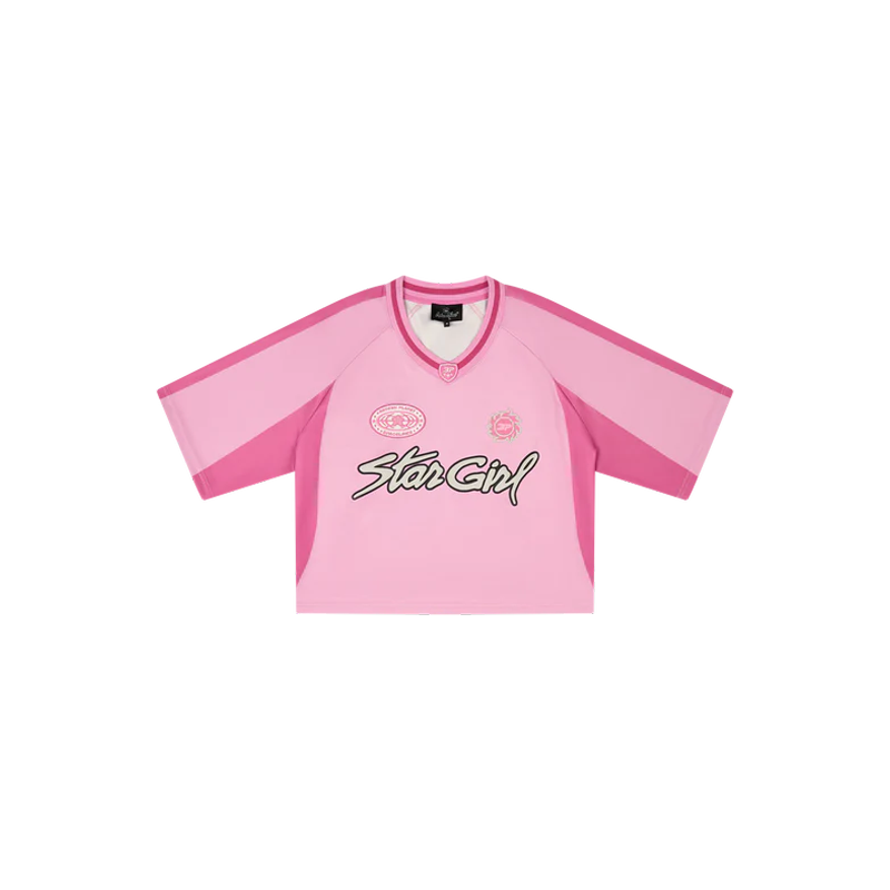 Broken Planet Stargirl Football Jersey Pink