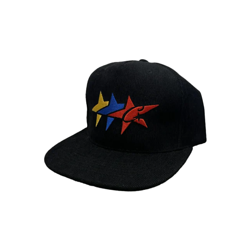 Corteiz C-Star Cordoruy Trucker Cap Black
