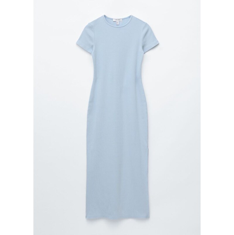 H&M - Midi šaty z džerseje - modrá 114962780