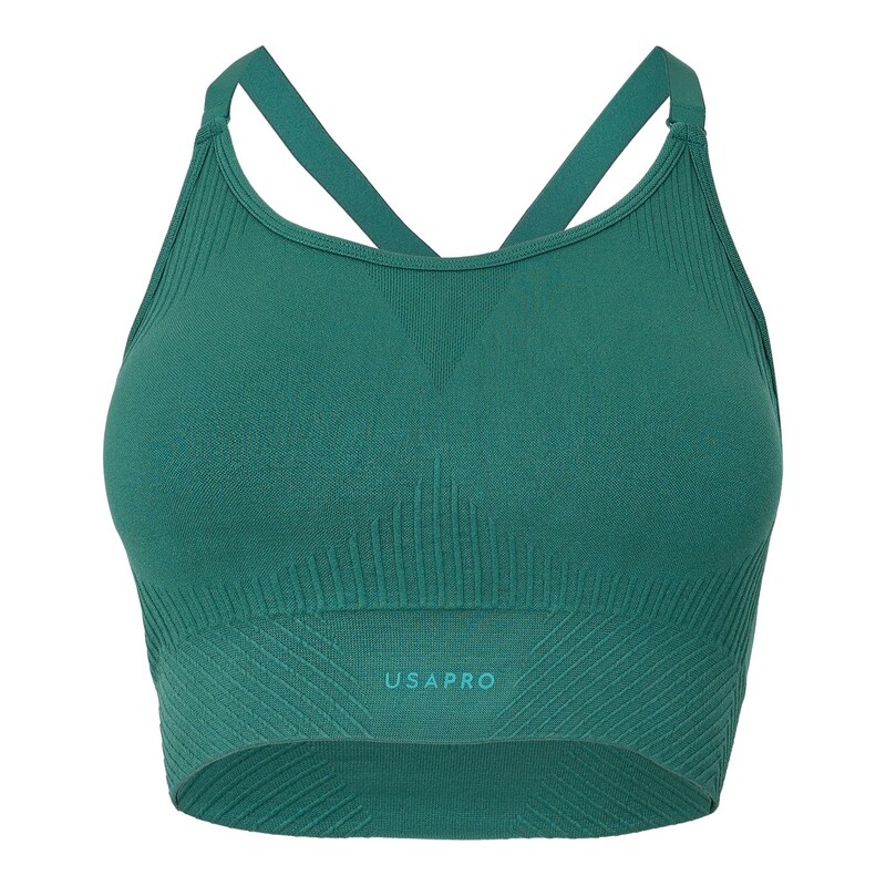 Sportovní podprsenka USA Pro Forest Green 1394702 114963558