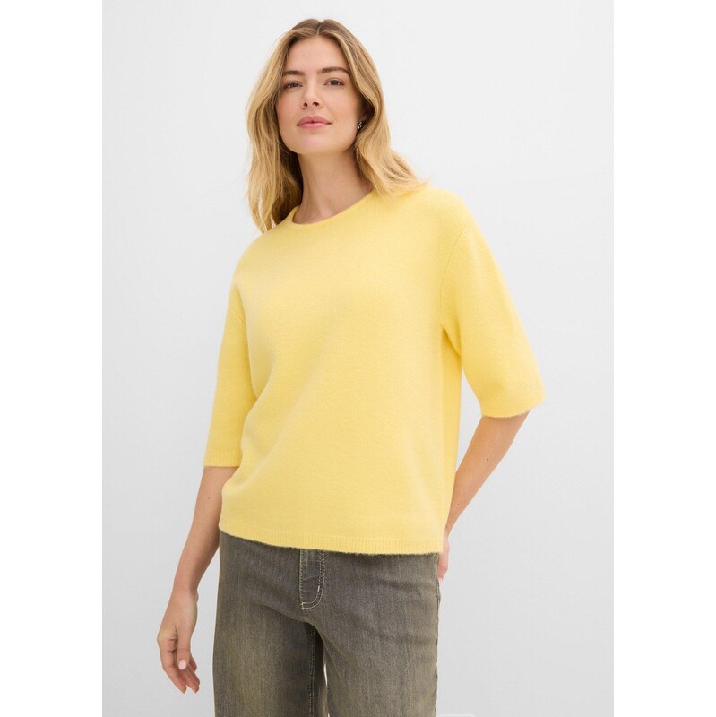 bonprix Oversize svetr žlutá Žena
