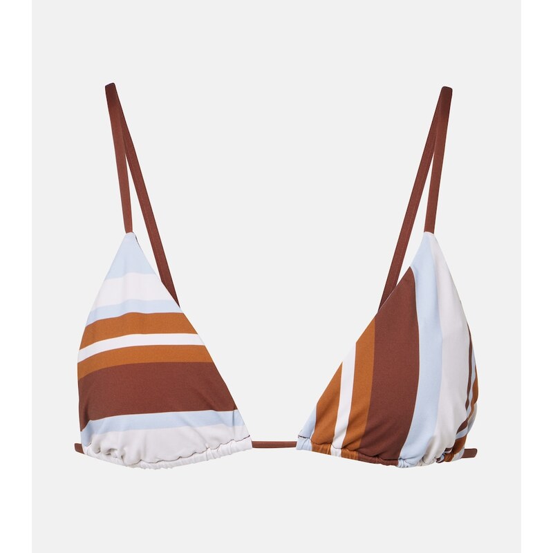 SIR Marais striped triangle bikini top