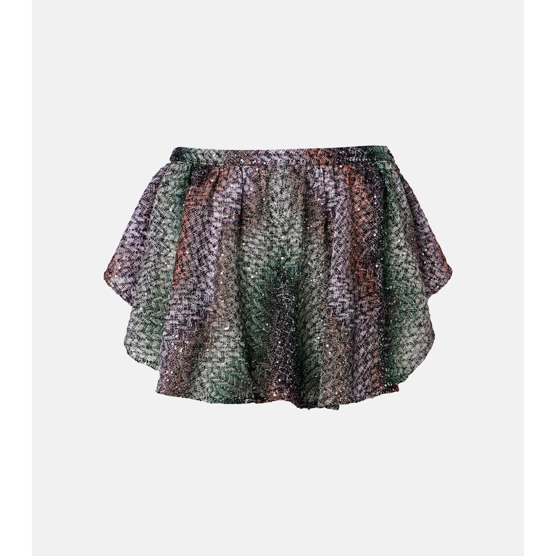 Missoni Sequined lamé miniskirt