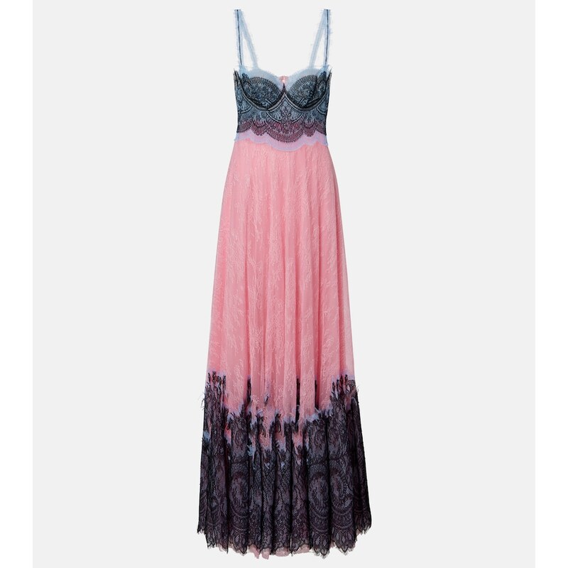 Costarellos Gallie lace gown