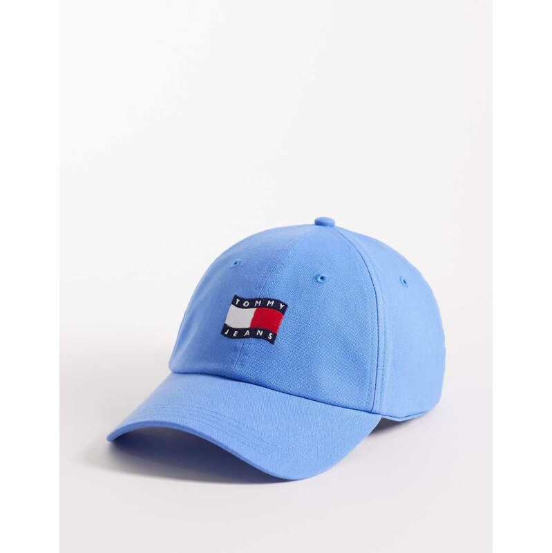 Tommy Jeans Wave logo cap in blue 114966224