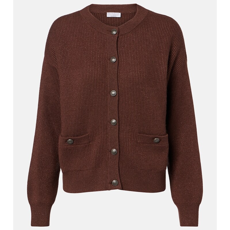 Brunello Cucinelli Cashmere-blend cardigan