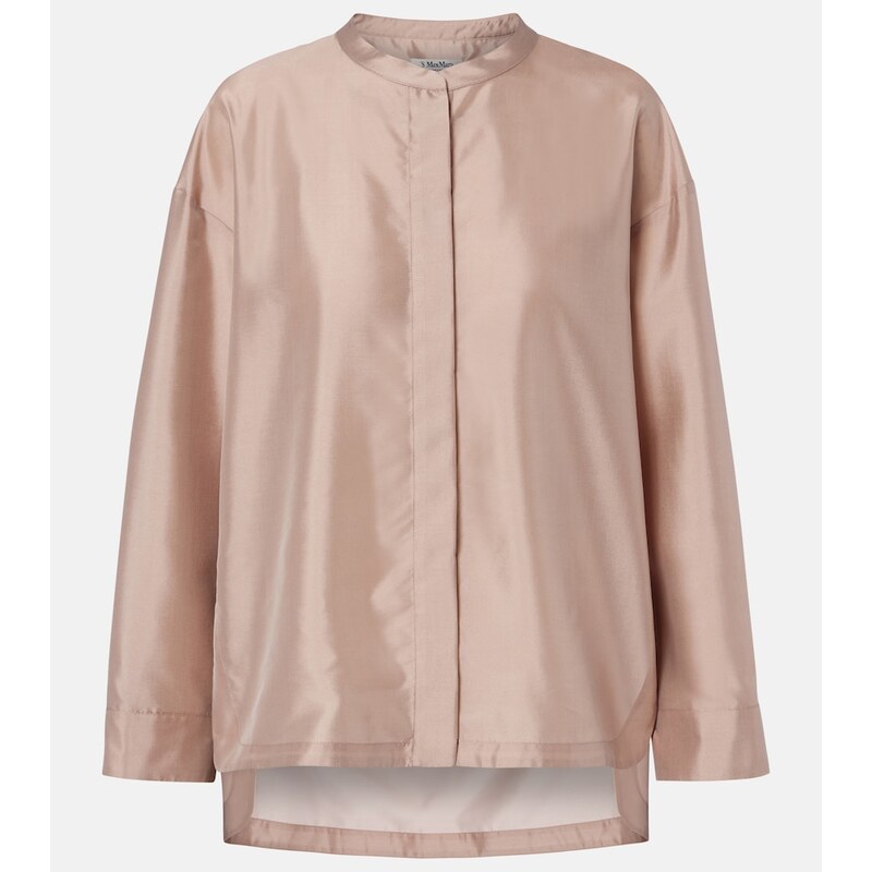 S Max Mara Racconto satin shirt