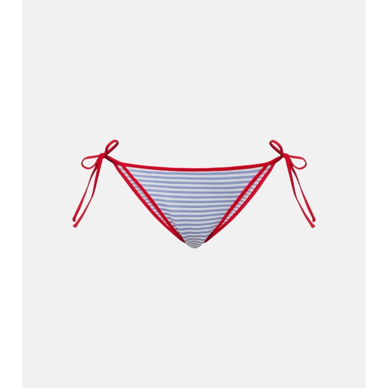Koupelní kalhoty Prada Striped bikini bottoms ve výstavní podobě