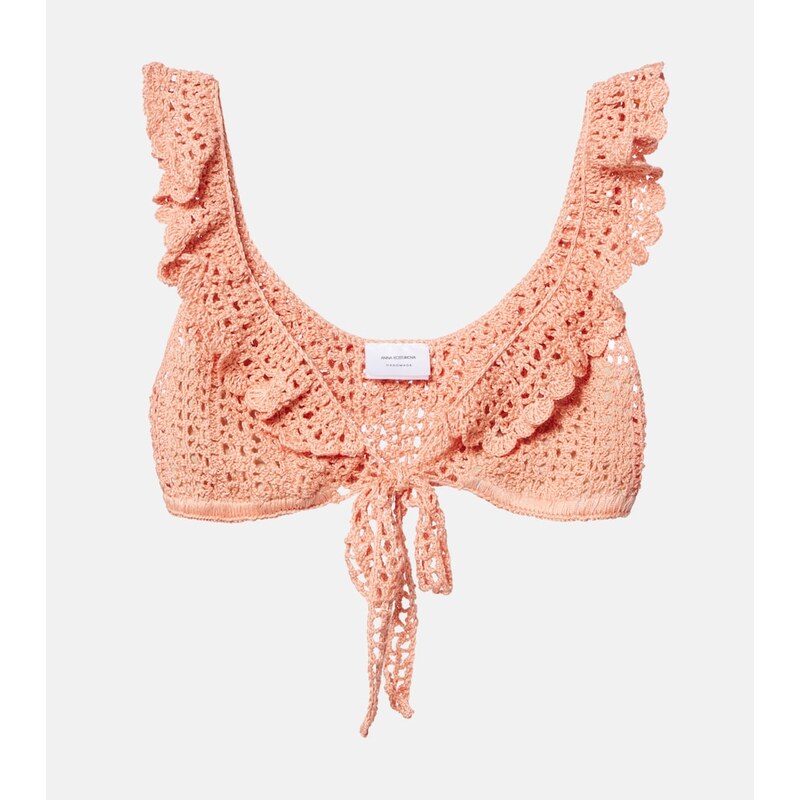 Anna Kosturova Crochet bra top