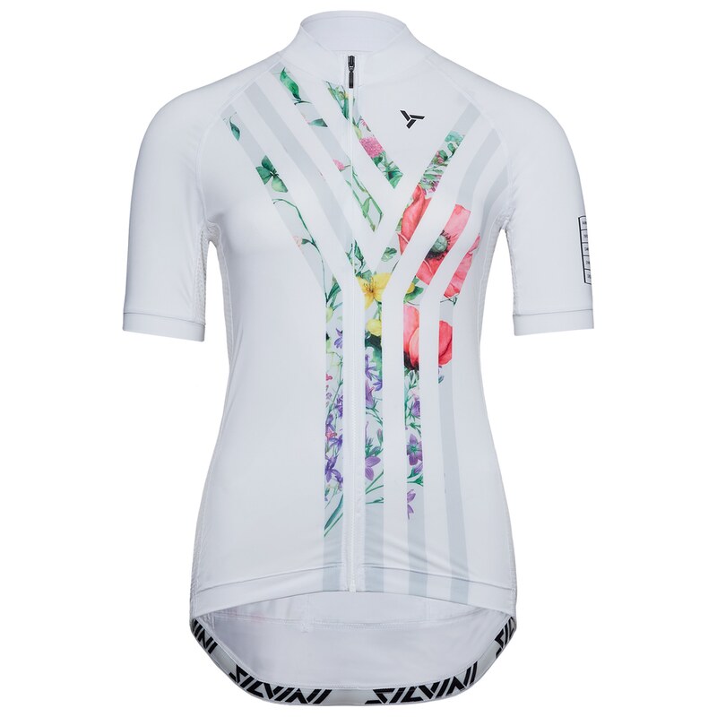 Dámský cyklistický dres Silvini Calnia bílá 90734251