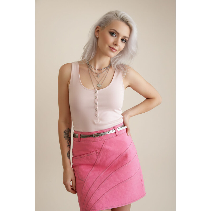 MANON Sukně Grace růžová s puntíky 114856999