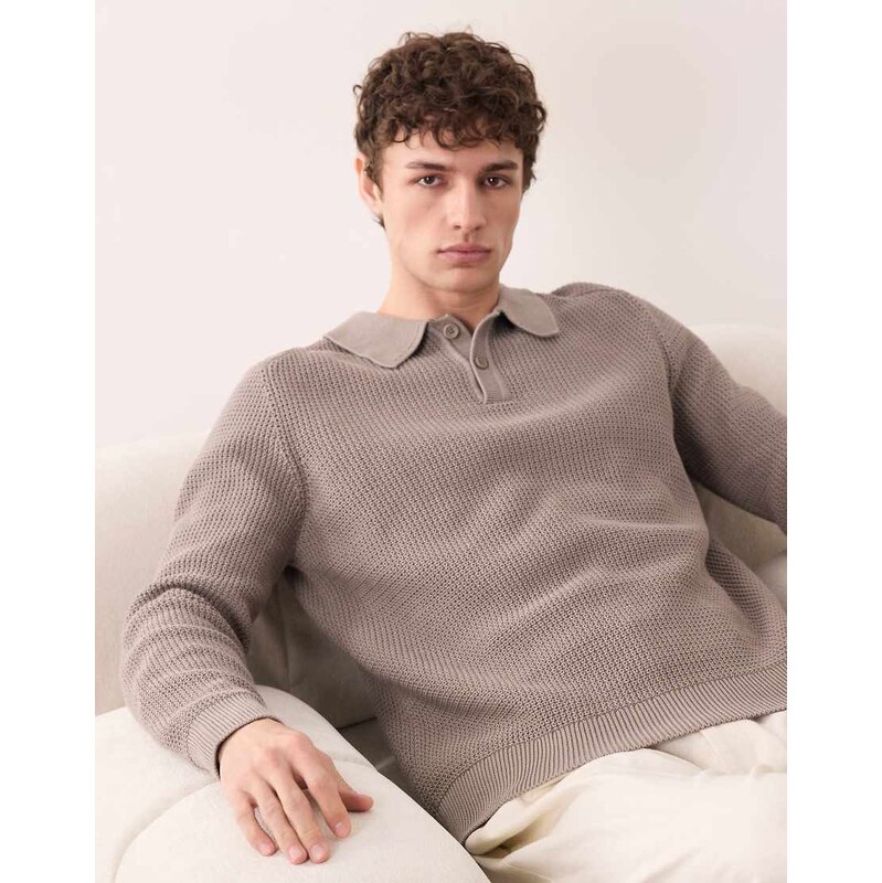 Hugo Red polo shirt in brown