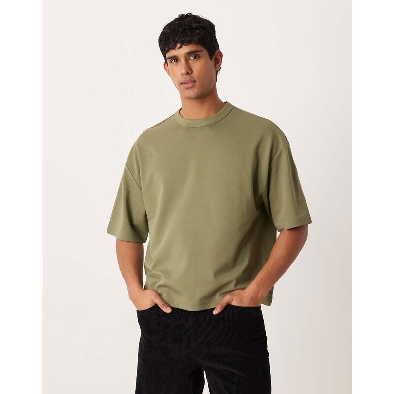 ASOS DESIGN breatheMAX heavyweight boxy oversized t-shirt in