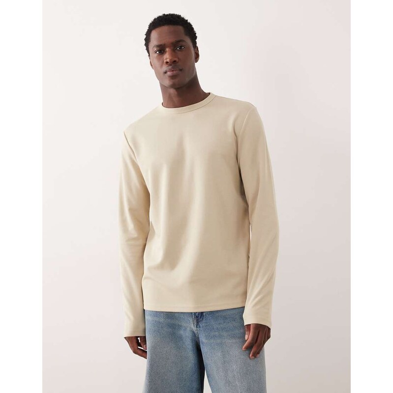 ASOS DESIGN breatheMAX heavyweight regular fit long sleeve t
