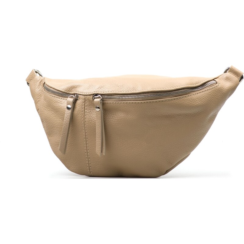 Blaire Kožená crossbody ledvinka Tracy taupe 114969994